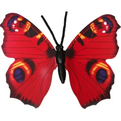 2 Deco Mariposas Rojas 50 Cm
