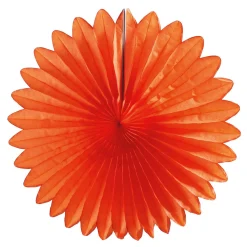 Abanicos Decorativos Naranja Ø 44 Cm