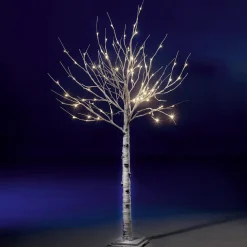 Abedul Con LED, 160 Cm