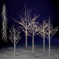 Abedul Con LED, 120 Cm