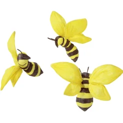 Abejas Decorativas 26 Cm, 3 Piezas