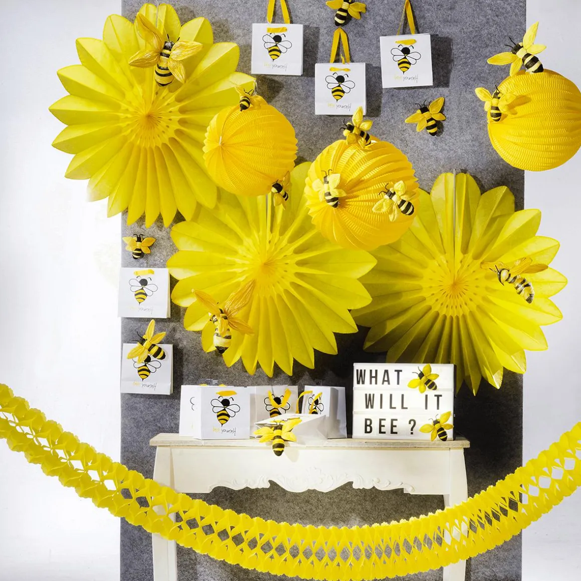 Abejas Decorativas 10-14 Cm, 5 Piezas