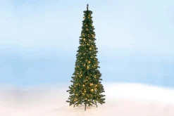 Abeto Artificial Esbelto Con LED 210 Cm
