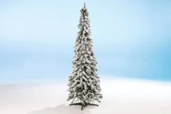 Abeto Artificial, Estrecho, Cubierto De Nieve 240 Cm