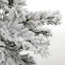 Abeto Artificial Nevado Con LED 60 Cm