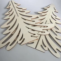 Abeto De Madera, 83 Cm De Altura