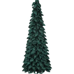 Abeto Decorativo De Lazos 75 Cm De Altura 30 Cm Ø Verde