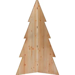 Abeto Decorativo De Madera Altura 100 Cm
