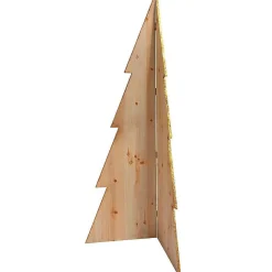 Abeto Decorativo De Madera Altura 100 Cm