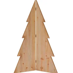 Abeto Decorativo De Madera Altura 140 Cm