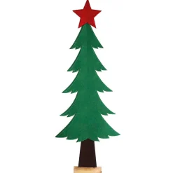 Abeto Decorativo Fieltro 122 Cm Verde