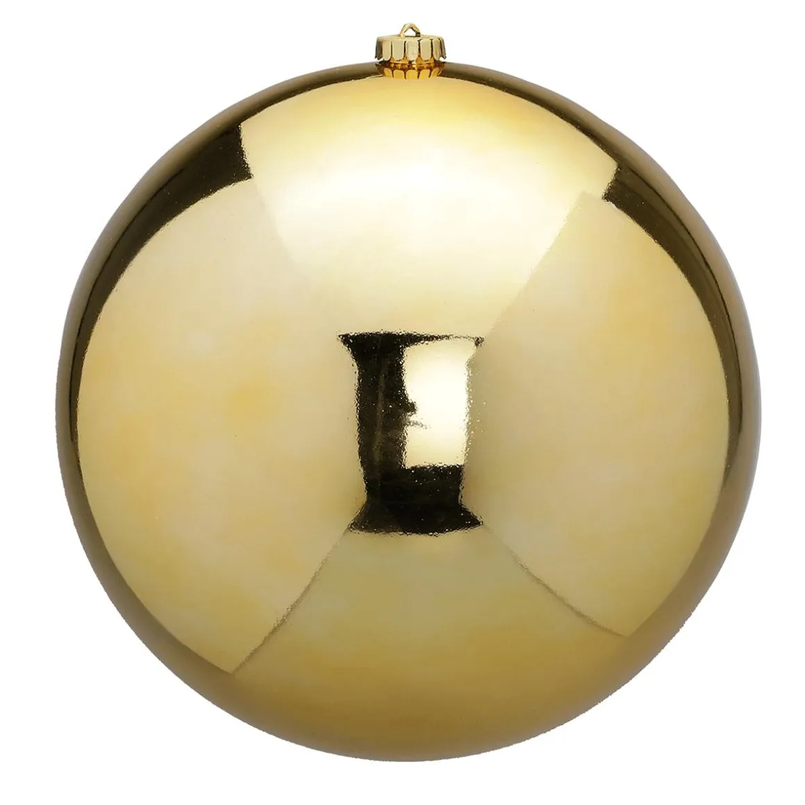 Adorno Navideño De Plástico 25 Cm Ø, Dorado