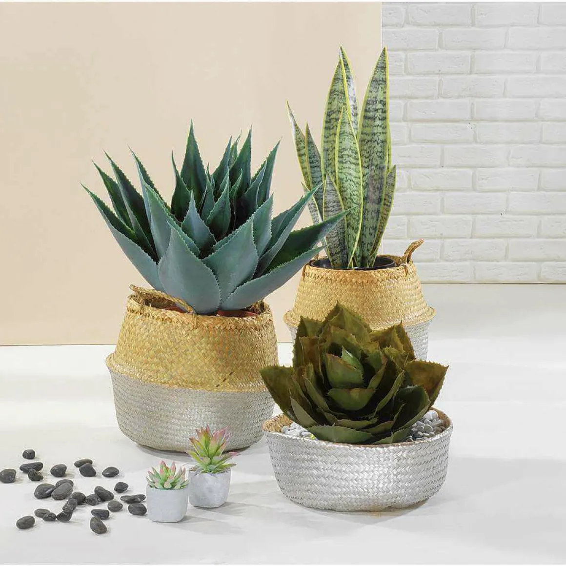 Agave Parryi Artificial Sin Maceta, 38 Cm Ø