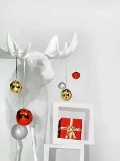 Alce Decorativo Altura 210 Cm, Blanco