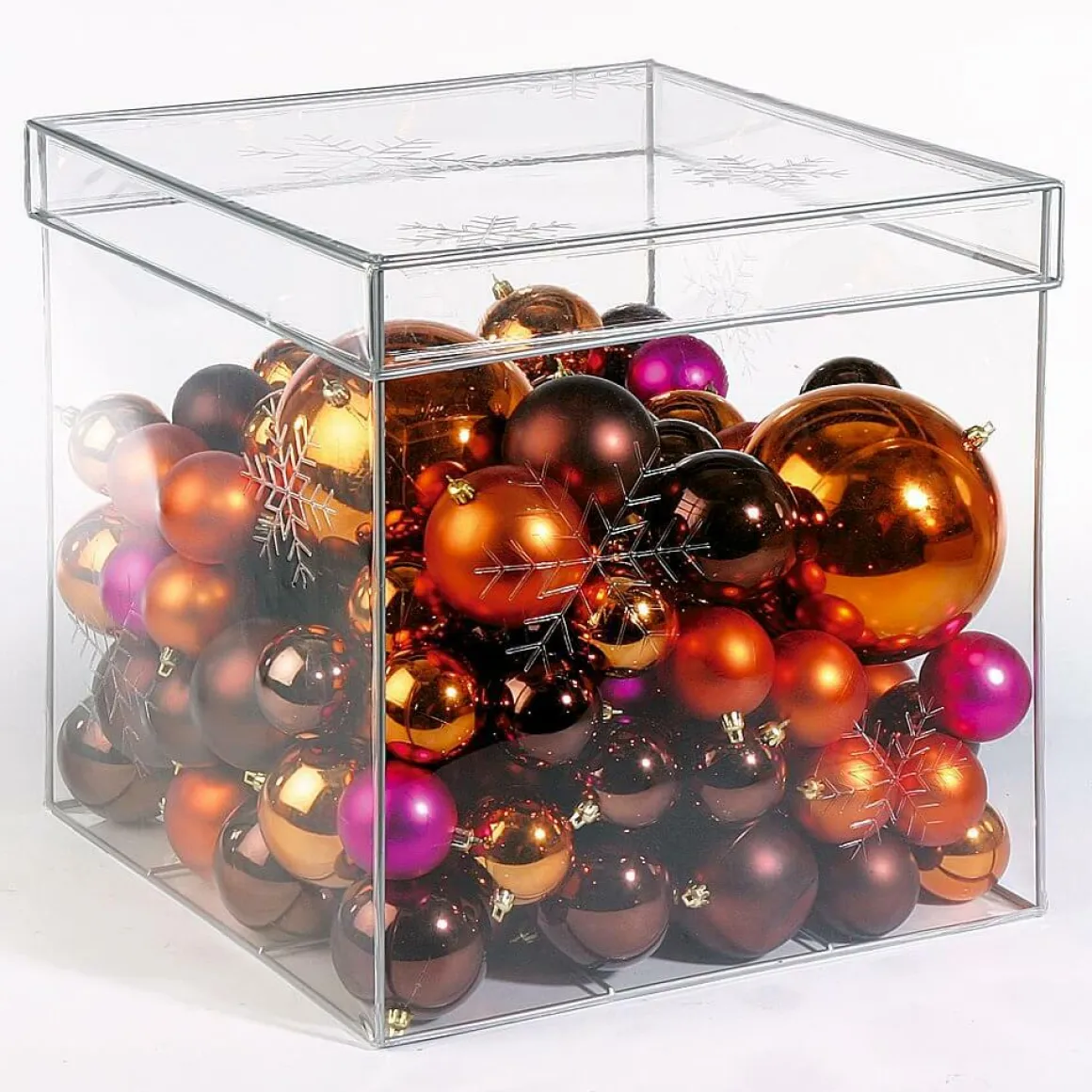 Alfombra, Bolas De Plástico Rosa De Navidad, 6 Cm Ø - 24 Piezas