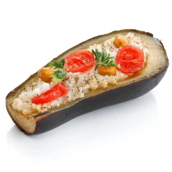 Alimento Falso De Berenjena Rellena Por La Mitad 15 Cm