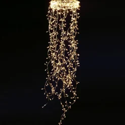 Anillo De Luces De Alambre "Fuegos Artificiales", Longitud 60 Cm, Ø 20 Cm