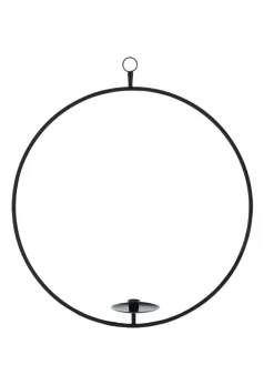Anillo De Metal Con Portavelas, 52,5 Cm Ø