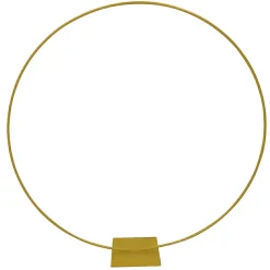 Anillo Decorativo De Metal, Oro Ø 200 Cm