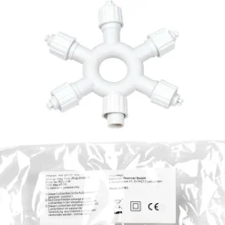 Anillo Distribuidor 5gang Para LED Profi System Blanco