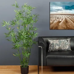 Bambú Artificial En Maceta, 150 Cm