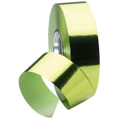 Banda Metálica Brillante, Anchura 31 Mm, Color Verde Manzana