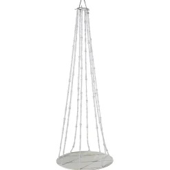 Bandeja Colgante Con Cadenas De Perlas, Ø 60 Cm, Longitud 170 Cm