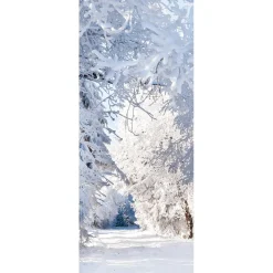 Bandera De Tela Ignífuga "Bosque De Invierno" 75 X 180 Cm