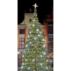 Bandera De Tela Árbol De Navidad 100 X 200 Cm