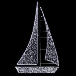 Barco Para Exterior LED Blanco Frío 600 X 400 X 75 Cm