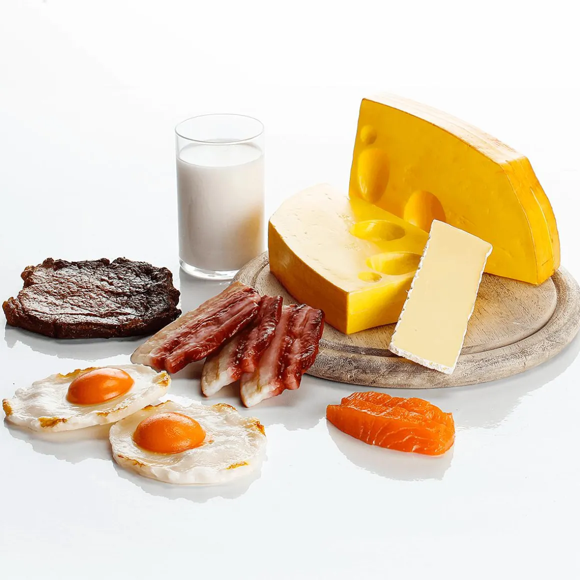 Bebida Vaso De Leche Alimento De Imitación 10 Cm