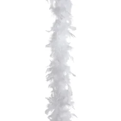 Boa De Plumas, Blanca, 180 Cm