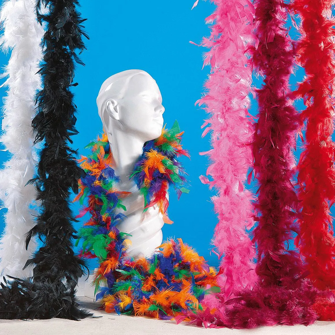Boa De Plumas, Blanca, 180 Cm