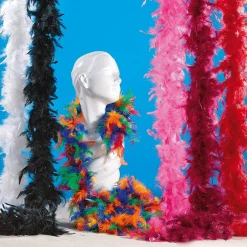 Boa De Plumas, Negra, 180 Cm