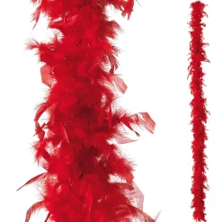 Boa De Plumas, Roja, 180 Cm