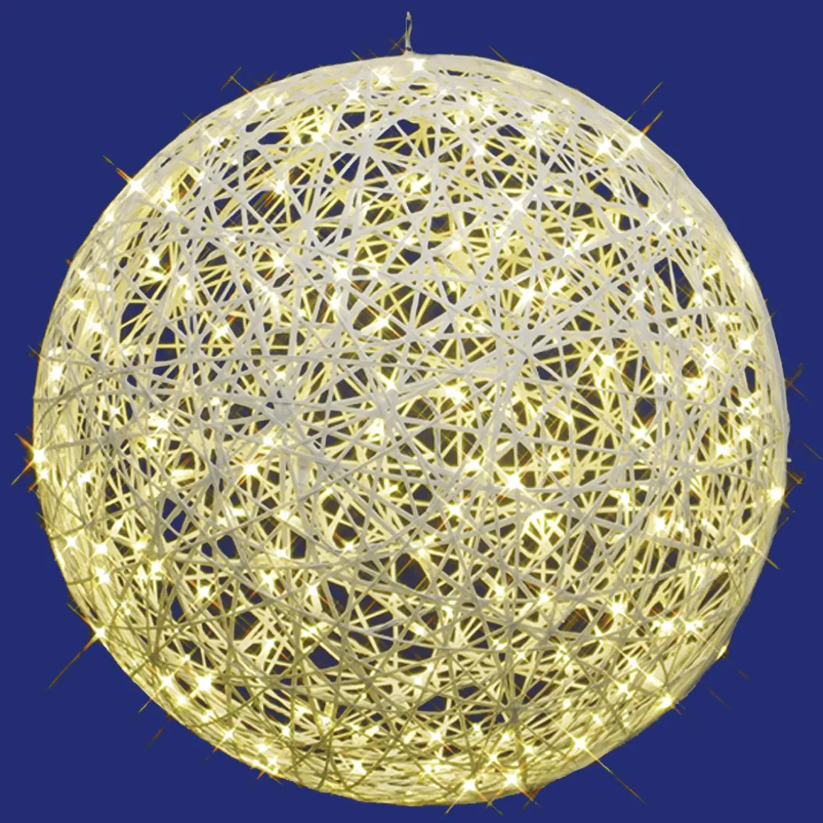 Bola 3D De Fibra De Vidrio Con Luz IP67, 75 Cm Ø