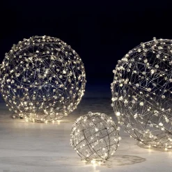 Bola De Alambre Con Luz LED Ø 25 Cm