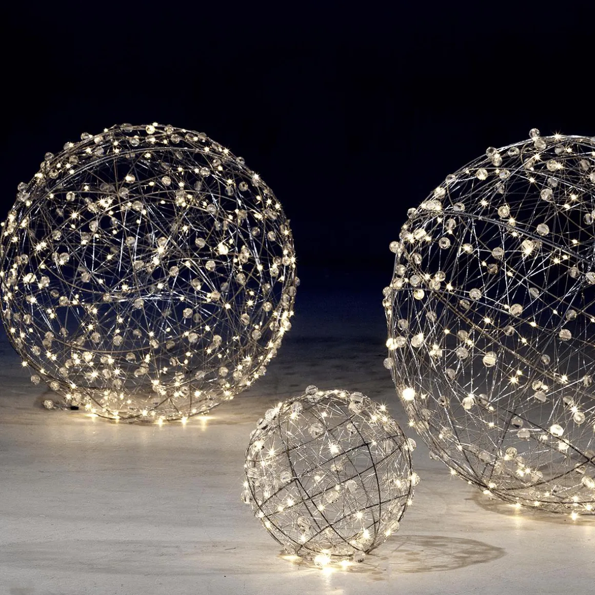 Bola De Alambre Con Luz LED Ø 25 Cm