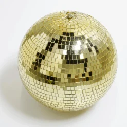 Bola De Discoteca Dorada, Ø 30 Cm