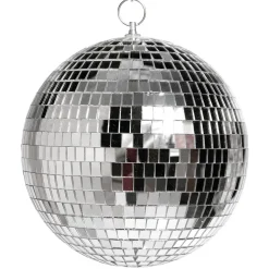 Bola De Discoteca Plateada, Ø 20 Cm