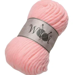Bola De Lana Decorativa XXL 40 X 22 Cm Rosa