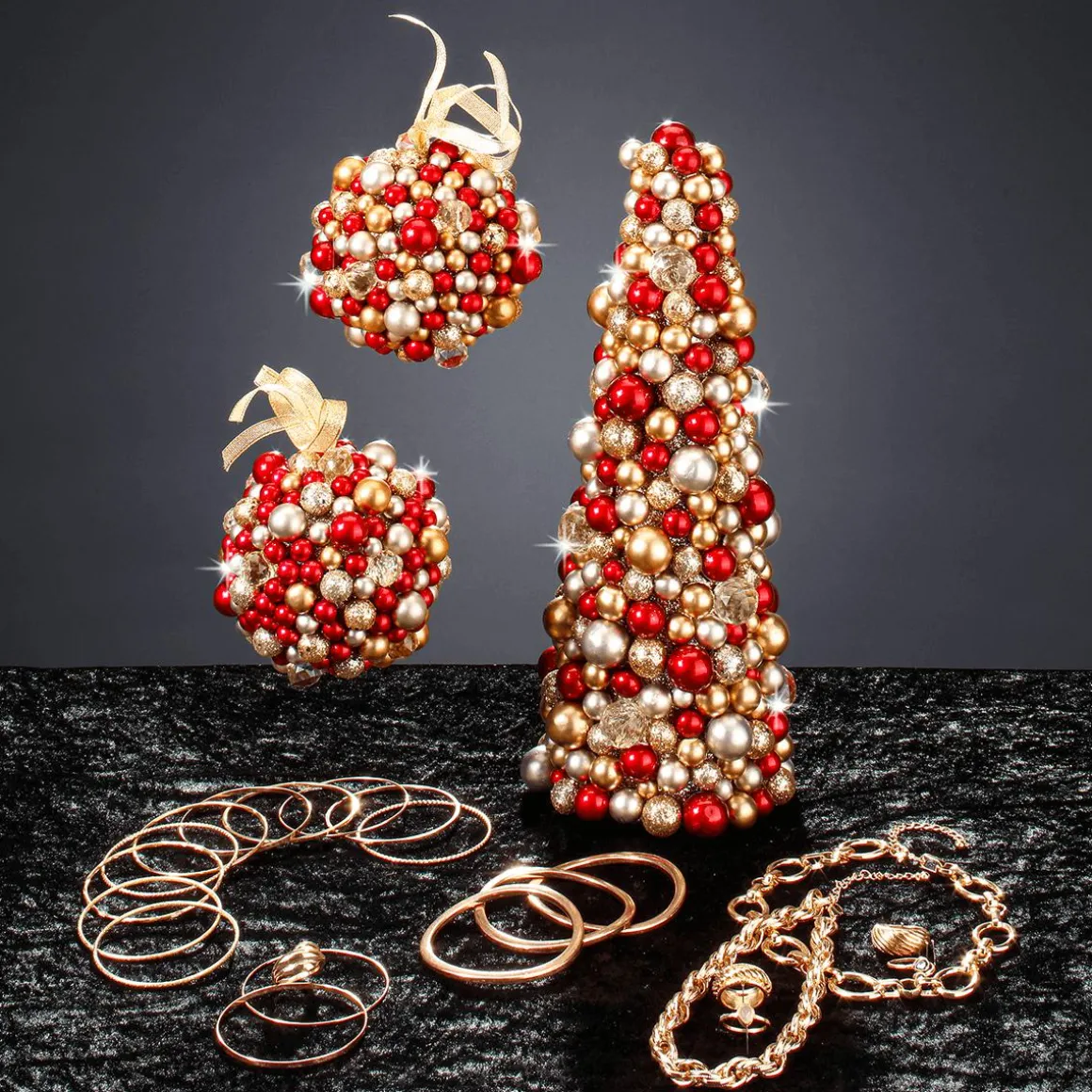 Bola De Navidad 11 Cm Ø Rojo