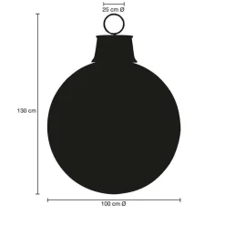 Bola De Navidad 100 Cm, Colores Personalizados