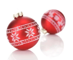 Bola De Navidad De Vidrio "Nordic" 8 Cm, 12 Piezas