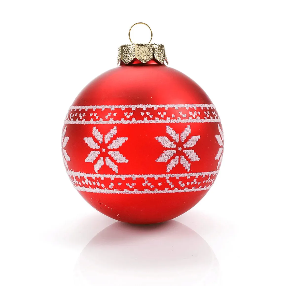 Bola De Navidad De Vidrio "Nordic" 8 Cm, 12 Piezas
