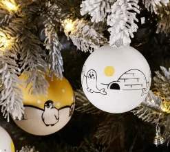 Bola De Navidad De Vidrio 