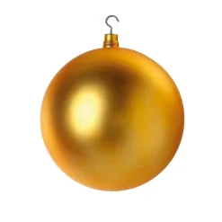 Bola De Navidad XXL Oro Mate, 40 Cm