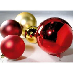 Bola De Navidad XXL Roja Brillante, 50 Cm