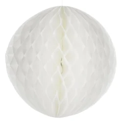 Bola De Nido De Abeja Blanca, Ignífuga, B1 30 Cm Ø