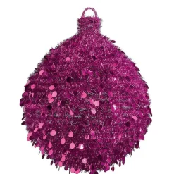 Bola Decorativa De Espumillón, Ø 100 Cm, Fucsia